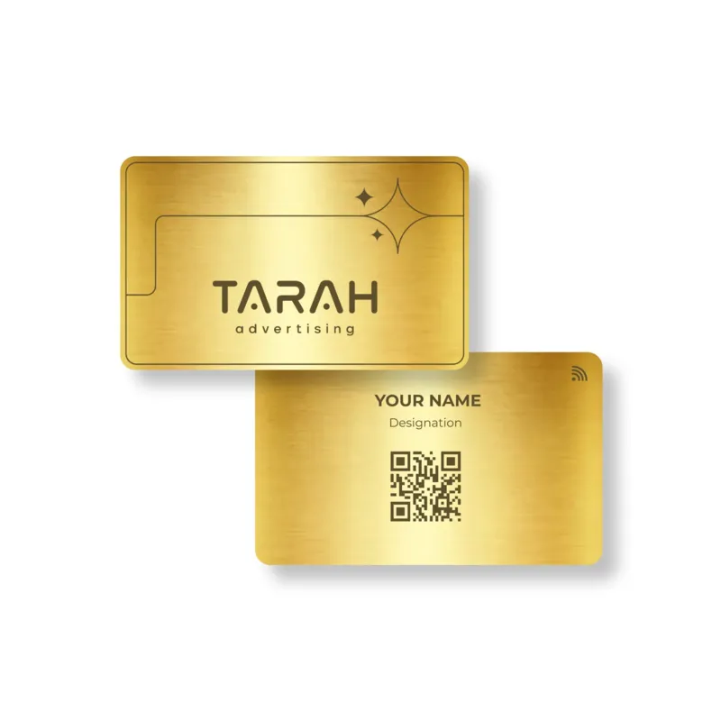 Metallic Gold NFC Card